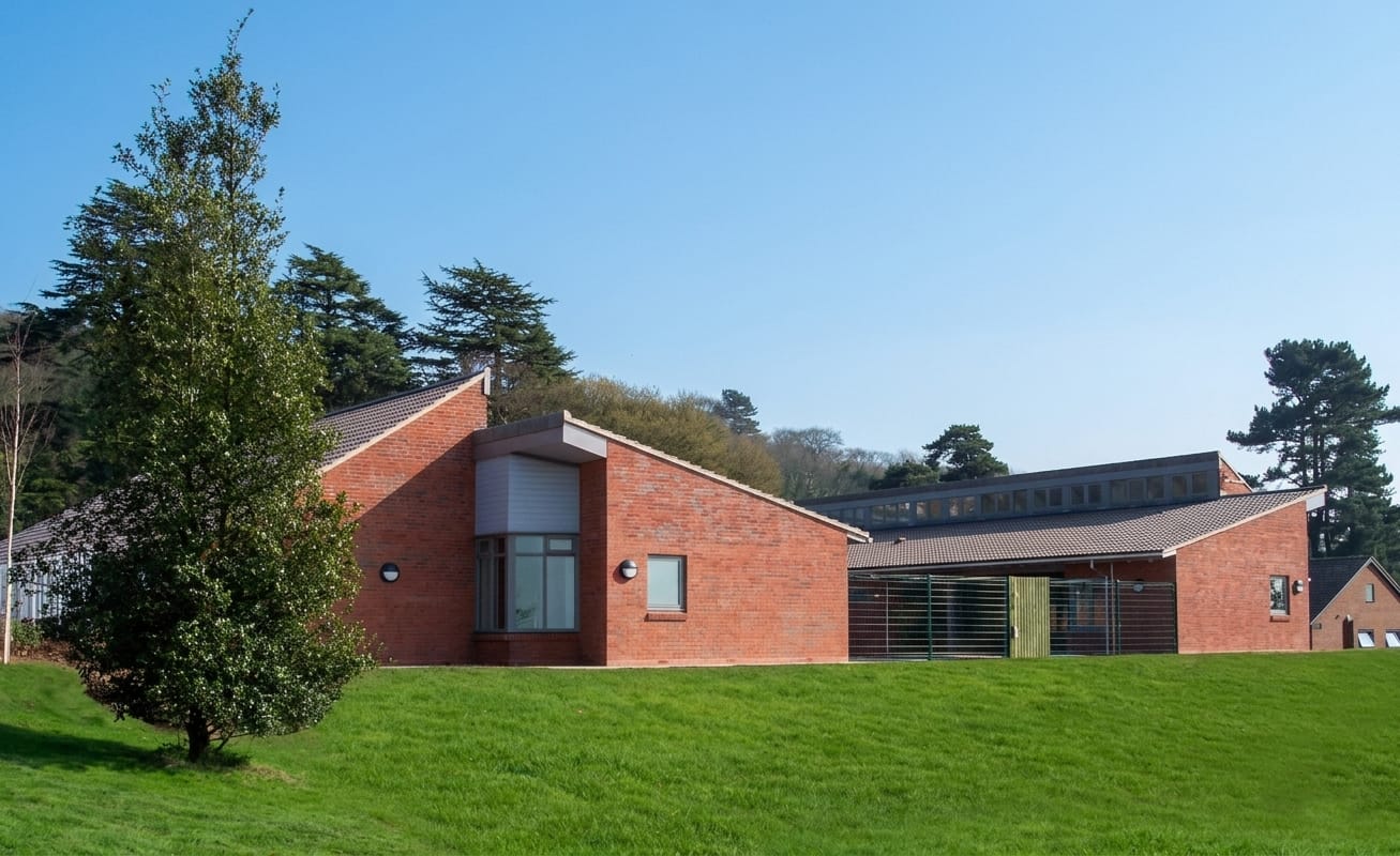 Exterior view of Sunfield Residential Unit, new-build children's home for ASD in Stourbridge