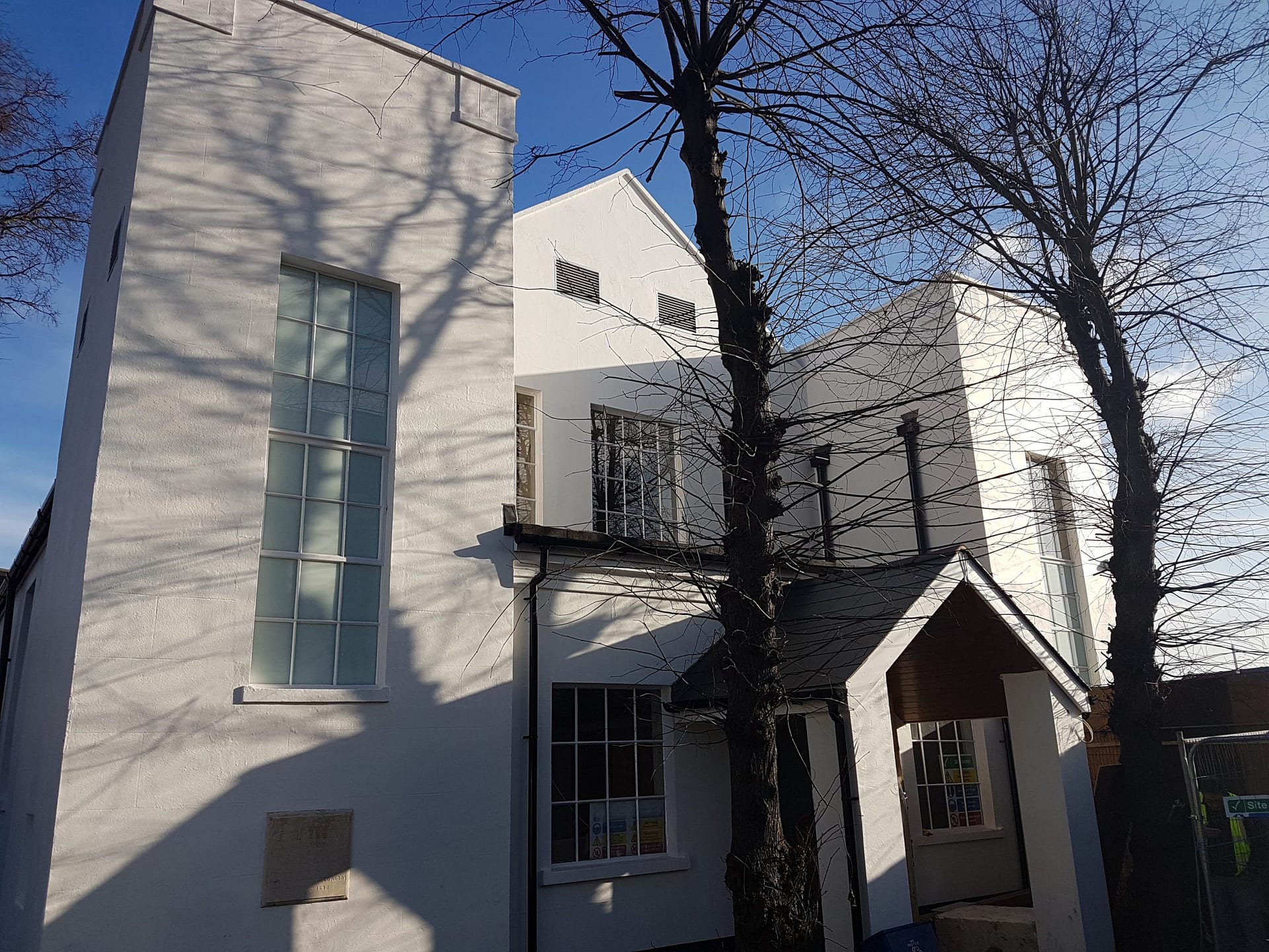 Exterior of East London Independent School (ELIS) building in Stratford before refurbishment